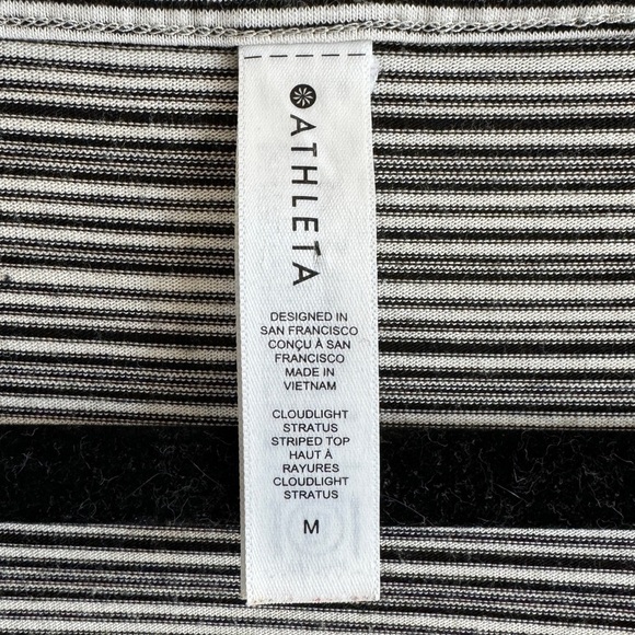Athleta Cloudlight Stratus Striped Top, Size M - Picture 7 of 10